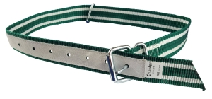 Obroża dla cieląt Classic, 100 x 4 cm, biały/zielony, Canagri