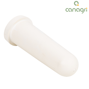 Smoczek gumowy do wiadra do pojenia cieląt, 100 mm, biały, Canagri