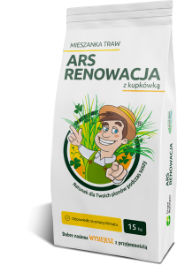 Mieszanka traw ARS Renowacja z kupkówką, 15 kg, Sowul & Sowul