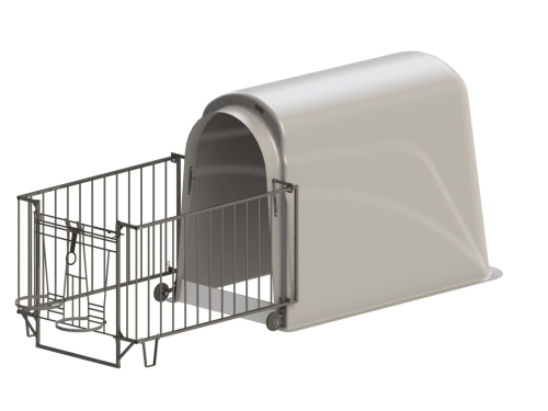 Budka dla cieląt Premium Plus z wygrodzeniem lekkim, Kerbl