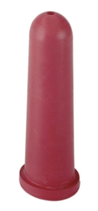 Smoczek gumowy do poideł automatycznych, 100 mm, z otworem, czerwony, Kerbl