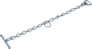 Łańcuch do obroży dla cieląt z krętlikiem, 60 cm x 5 mm, Kerbl