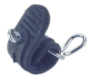 Część dolna podtrzymywacza do ogona, gumowa i klamra, 5 szt., Kerbl