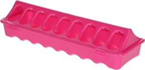 Karmidło dla kur 30 cm x 9,5 cm, różowe, Kerbl