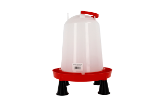 Poidło dla drobiu zakręcane, 15 l, z rączką i korkiem, na nóżkach