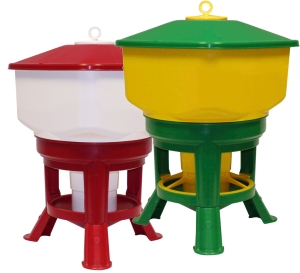 Zestaw dla drobiu poidło i karmidło 30 l + 30 l (20 kg) Novital 