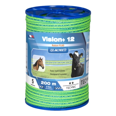 Taśma dla koni Lacme Vision Ruban 12mm/200m