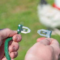 Siatka elektryczna dla drobiu pastuch elektryczny 50 m/110 cm