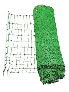 Siatka nieelektryczna dla drobiu, 25 m, 112 cm,, podw. szpic, zielony, Kerbl