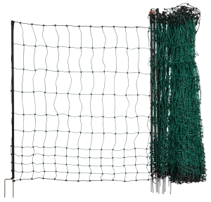 Siatka nieelektryczna dla drobiu, 50 m, 106 cm, podw. szpic, zielony, Kerbl