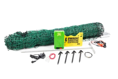 Ogrodzenie elektryczne z siatką 25 m, zestaw, Kerbl