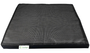 Mata do dezynfekcji, 45 x 45 x 3 cm, czarna, Canagri