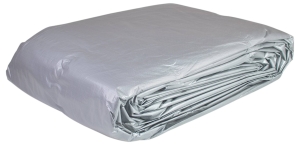 Plandeka 10x15 m, 120 g, srebrna, PE, Canagri