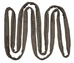 Zawiesie pasowe bezkońcowe , 6 m, udźwig 4000 kg, szary, Kerbl