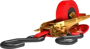 Pas transportowy, automatyczny Quickloader, 3,6m x 25mm, 800 kg, 1,84 kN, czerwony, Kerbl