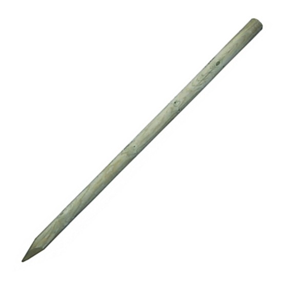 Palik ogrodzeniowy Pomelac drewniany okrągły Fi 6 / 200 cm