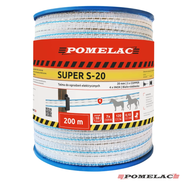 Taśma Pomelac Super S20 / 200 m