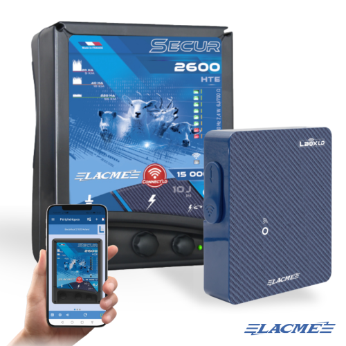 Elektryzator sieciowy Lacme Secur 2600- HTE CONNECT + odbiornik L.Box