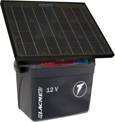 Elektryzator akumulatorowy Lacme Secur 300 + panel słoneczny SUN 33W