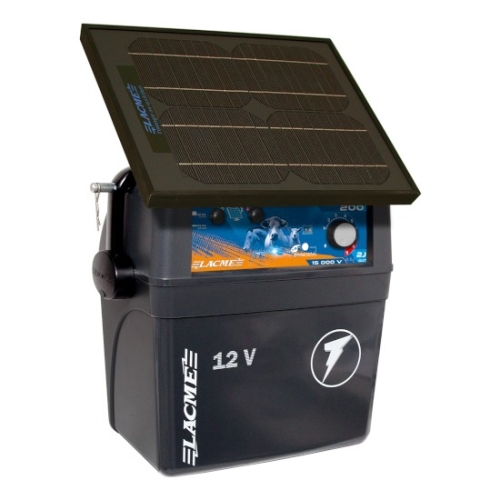 Elektryzator akumulatorowy Lacme Secur Star 200+bateria słoneczna 14W