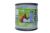 Taśma ogrodzeniowa TITAN 40 mm x 100 m Kerbl – biało-niebieska