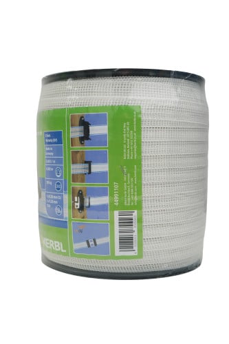 Taśma ogrodzeniowa TITAN 20mm x 200m biała Kerbl