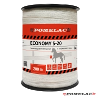 Taśma Pomelac Economy 200m / 20 mm biała