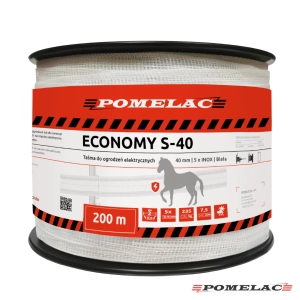 Taśma Pomelac Economy 200m / 40 mm biała