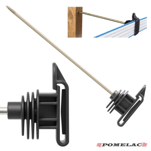 Izolator Pomelac Iruvis LON do taśmy z długim trzpieniem