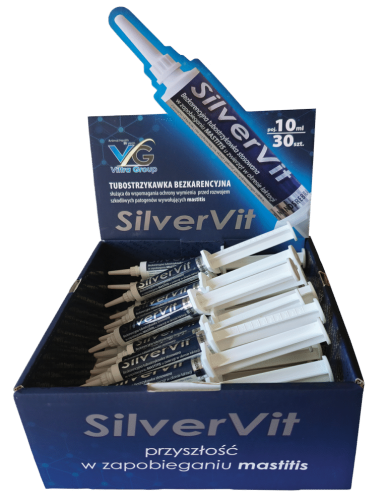 SilverVit Tubostrzykawka bezkarencyjna z nanosrebrem na mastitis 10ml