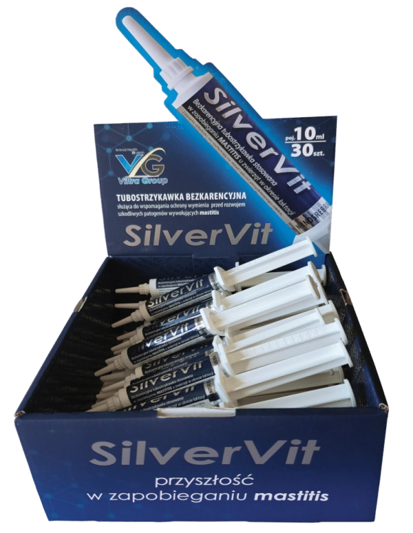 SilverVit Tubostrzykawka bezkarencyjna z nanosrebrem na mastitis 10ml