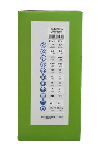 Elektryzator uniwersalny Kerbl Titan DUO 10000, 10J