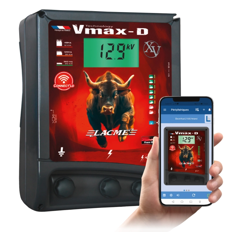 Elektryzator uniwersalny 12/230V  Lacme V-MAX Connect 15J