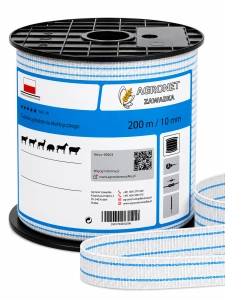 Taśma Agronet Super T10-W 200 metrów konie dziki 
