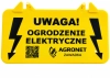 Tabliczka ostrzegawcza Uwaga Ogrodzenie elektryczne