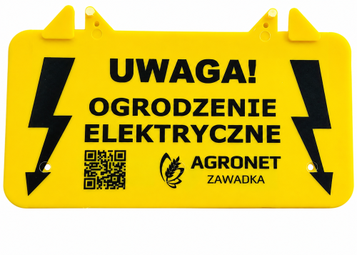 Tabliczka ostrzegawcza Uwaga Ogrodzenie elektryczne