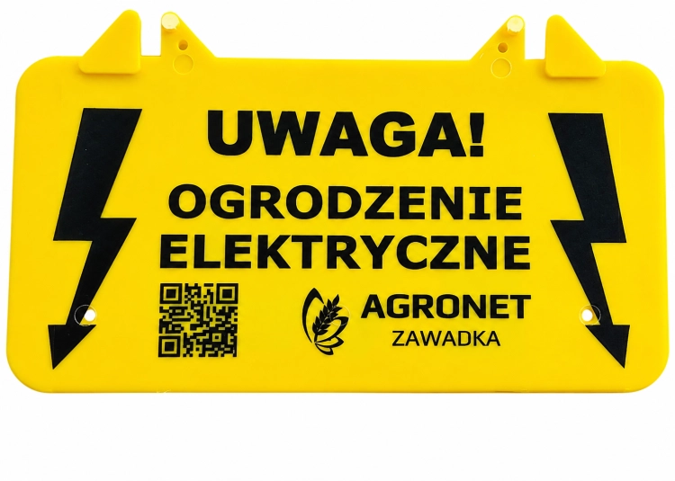 Tabliczka ostrzegawcza Uwaga Ogrodzenie elektryczne