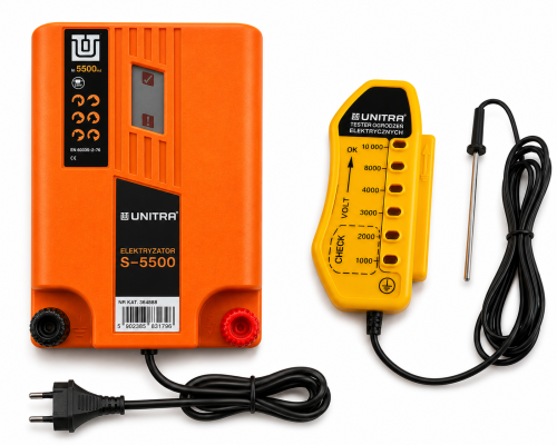 Elektryzator sieciowy Unitra S 5500 na dziki dla koni bydła owiec i kóz 5,5J