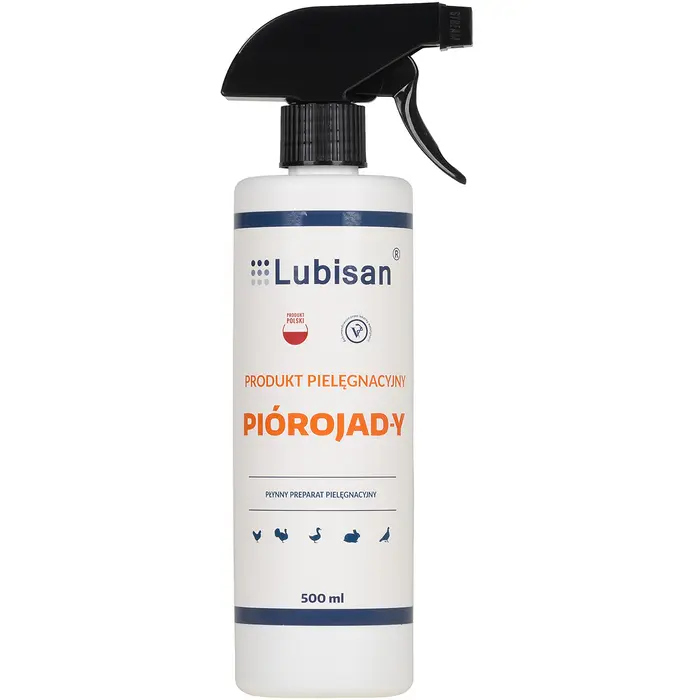 Lubisan piórojady spray preparat na wszoły pchły i inne posożyty 500 ml