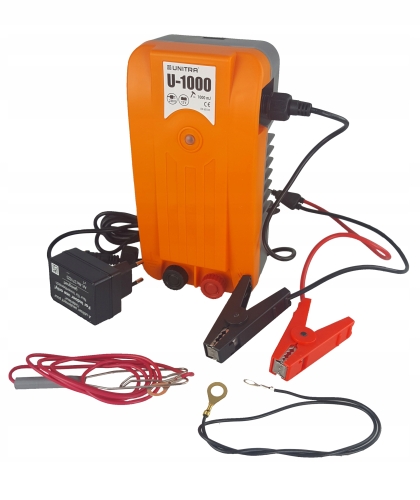 Pastuch elektryczny elektryzator uniwersalny z zasilaczem 9/12/230V Unitra - U1000
