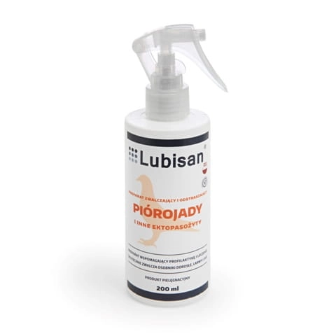 6956344249Lubisan piórojady spray preparat na wszoły pchły i inne posożyty 200 ml
