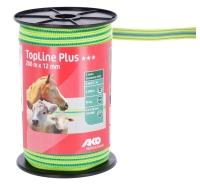 Pastuch taśma dla koni Ako TopLine 12mm/200 m